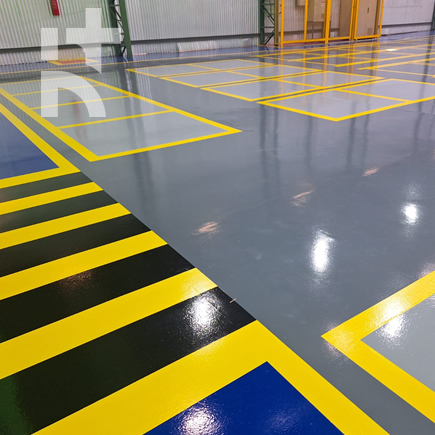 Piso industrial aplicado em ambiente de trabalho com necessidade de durabilidade