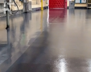 Piso epoxi multiplas camadas